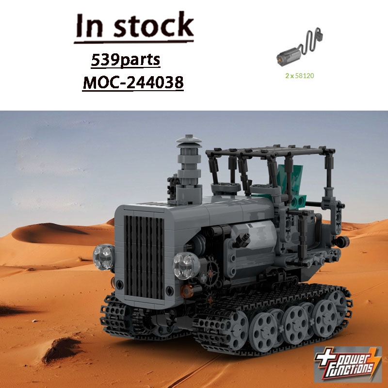 Urban Farming Usa - MOC-244038 Kentsel Retro Tarım Çiftlik Traktörü